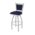 thumbnail image 1 of 870 Hadleigh 36" Swivel Bar Stool with Anodized Nickel Finish and Canter Twilight Seat and Back, 1 of 5