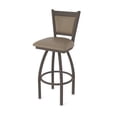 thumbnail image 1 of 870 Hadleigh 36" Swivel Bar Stool with Bronze Finish and Canter Earth Seat and Back, 1 of 5