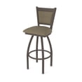 thumbnail image 1 of 870 Hadleigh 36" Swivel Bar Stool with Bronze Finish and Graph Cork Seat and Back, 1 of 5