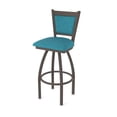 thumbnail image 1 of 870 Hadleigh 36" Swivel Bar Stool with Bronze Finish and Graph Tidal Seat and Back, 1 of 5