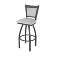 thumbnail image 1 of 870 Hadleigh 36" Swivel Bar Stool with Pewter Finish and Graph Alpine Seat and Back, 1 of 5