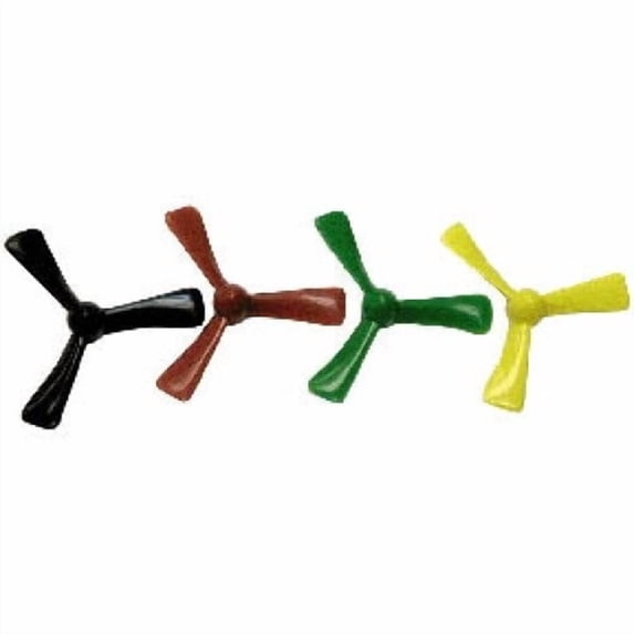 870126 - PROPELLER 3 BLADE 3IN FITS 2MM SHAFT ASSORTED COLOURS