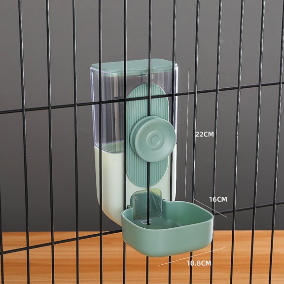 870ml Pet Self-feeding Device Small Dog Hanging Automatic Feeder Cat Hanging Cage Feeder for Dogs, Cats, Hamsters, Rabbits & Other Small Animals