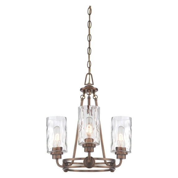 87183-OSB-Designers Fountain-Gramercy Park - Three Light Chandelier-Old Satin Brass Finish