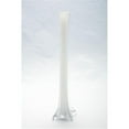 thumbnail image 1 of 87188 16W 16 in . White Tower Vase, Clear, 1 of 1