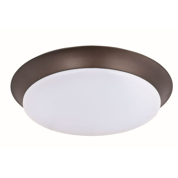 87595WTBZ-Maxim Lighting-Profile EE-8W LED Flush Mount in  style-11.75 Inches wide by 2.5 inches high-Bronze Finish