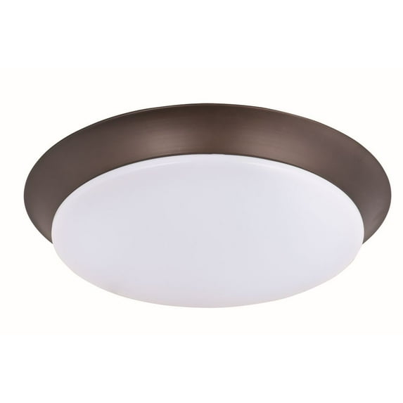 87595WTBZ-Maxim Lighting-Profile EE-8W LED Flush Mount in style-11.75 Inches wide by 2.5 inches high-Bronze Finish
