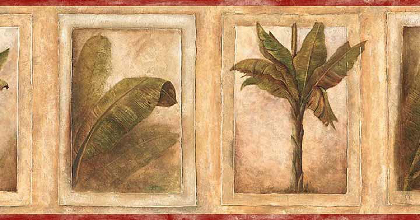 877748 Palm Trees Wallpaper Border CW30193b