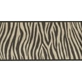 thumbnail image 1 of 877856 Black and Brown Zebra Stripes Wallpaper Border US004105b, 1 of 2