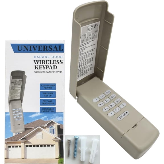 for 877LM Garage Door Opener Keypad, Compatible with Craftsman/liftmaster/Chamberlain Produced Since 1993, Wireless Keyless Entry, Replace 877max/878max, G940EV-P2, 5-Year-Warranty