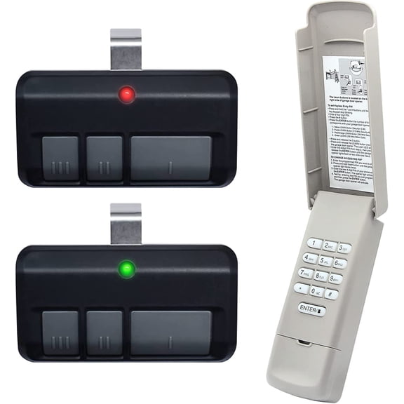 877MAX Garage Door Keypad with 2 Pack 893MAX 953ESTD 3Button Remote, Compatible LiftMaster/Chamberlain/Craftsman r Keyless Entry Since Jan 1993, Replaces 878max 376lm 377lm 977lm