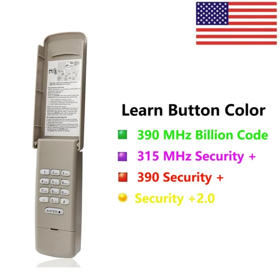 877Max Wireless Keypad Entry System For Liftmaster Craftsman Garage Door Opener