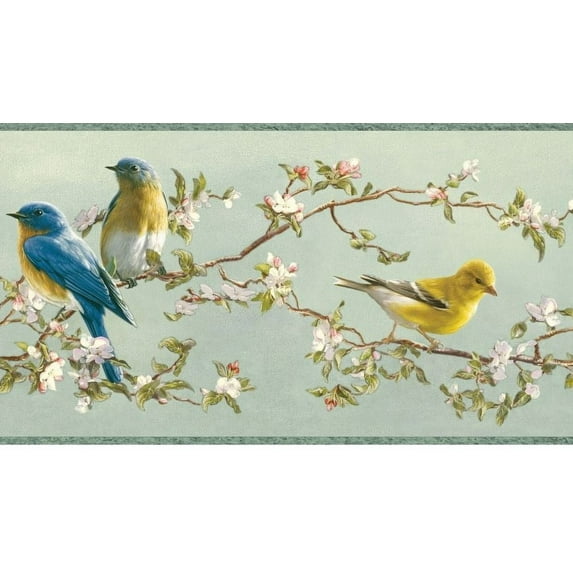 878465 Songbirds Wallpaper Border