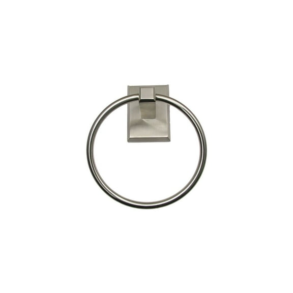8786SN Utica Towel Ring Satin Nickel Finish