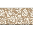 thumbnail image 1 of York Wallcoverings Bistro 750 15' x 6'' Damask Distressed Border Wallpaper, 1 of 4