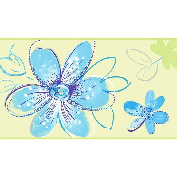 878828 Floral Wallpaper Border CK7704b