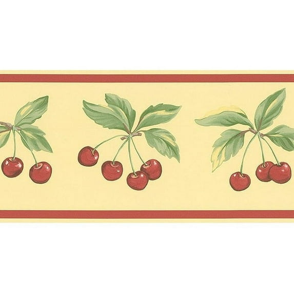 878910 Cherries Wallpaper Border FK78463