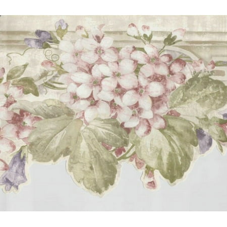 878961 Scalloped Floral Wallpaper Border 82b66124dc
