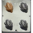 thumbnail image 1 of 879 Rabbit Top View Chocolate Candy Mold, 1 of 1