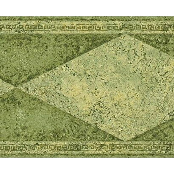 879183 Green Diamond Design Wallpaper Border 87b62210