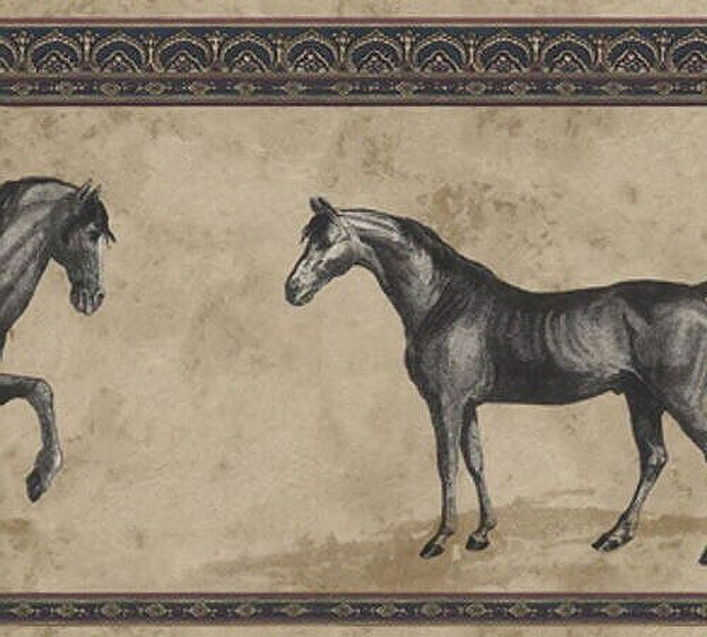 879207 Horses Wallpaper Border A654004b