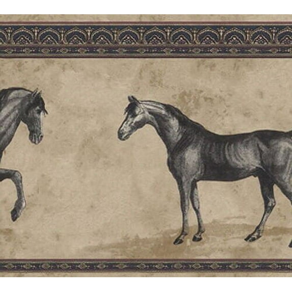 879207 Horses Wallpaper Border A654004b