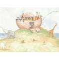 thumbnail image 1 of 879260 Pastel Noah's Ark and Crew Wallpaper Border SL8330b, 1 of 2