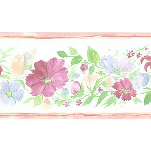879399 Floral Wallpaper Border PF79518