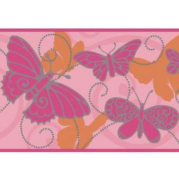 879474 Butterfly Wallpaper Border BS5406b