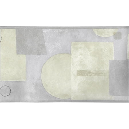 879777 Contemporary Geometric Wallpaper Border B743003