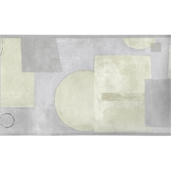 879777 Contemporary Geometric Wallpaper Border B743003