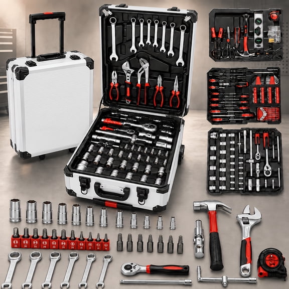 879pcs-White Hard Tool Case