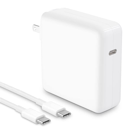 87W USB C Power Adapter Compatible with Pro 13/15 Inch After 2016, for Air After 2018, Include a 6.6Ft USB C-C Cable