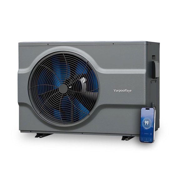 Pool Heater Compressor XtremepowerUS Swimming Pool Heat Pump, 14,800BTU For Above Ground Pools ...