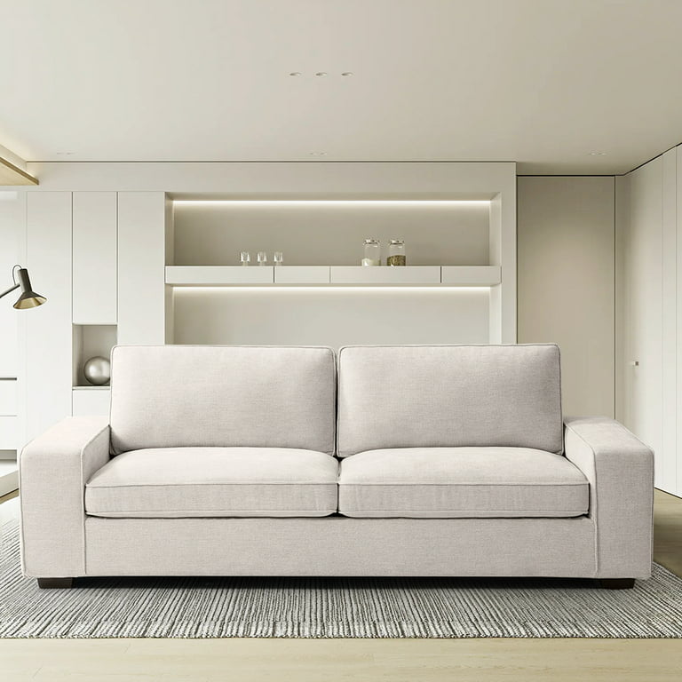 Three Seat Sofa With Solid Wood Frame