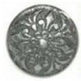 thumbnail image 1 of 88-705 1.25 in. Fleur-de-lis Knob Iron Finish, 1 of 1