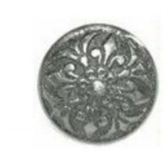 88-707 1.5 in. Fleur-de-lis Knob Iron Finish