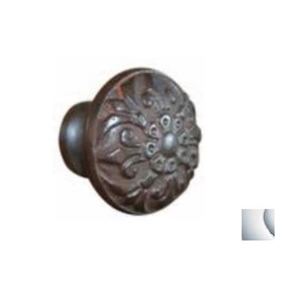 88-733 1 in. Fleur-de-lis Chrome Finish