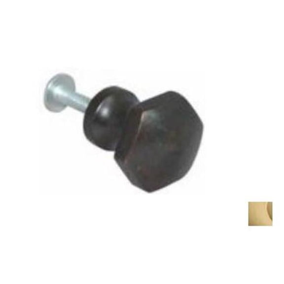 88-736.75 in. Hex Knob Faux Brass