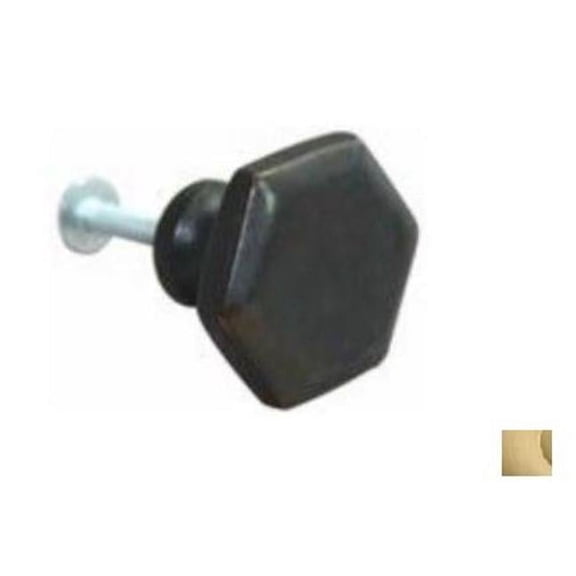 88-741 1.13 in. Hex Knob Faux Brass