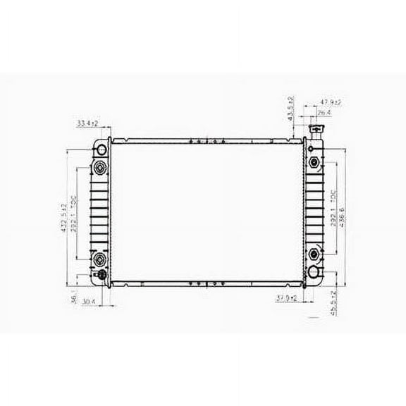 88 95 Cv Ck Pu (Old Style) 5.0 1R Pa (W/Eoc) Rad(A/F 1692) Fits select: 1988-1991,1994-1996 CHEVROLET GMT-400
