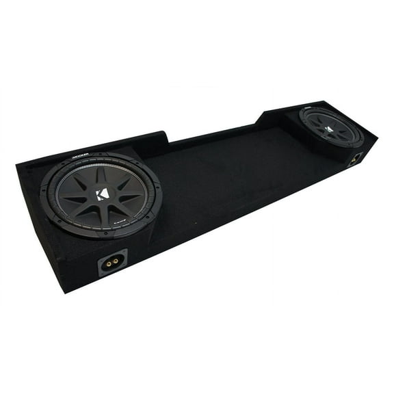 88-98 Chevy CK Silverado Ext Truck Kicker Comp C10 Dual 10" Sub Box Final 2 Ohm