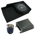 thumbnail image 1 of 88-98 GMC Sierra Ext Cab Truck Kicker CompR CWR10 Single 10" Sub Box CXA8001 Amp, 1 of 4