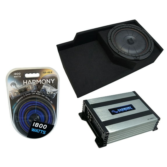 88-98 GMC Sierra Ext Cab Truck Kicker CompVT CVT12 Single 12 Sub Box HA-A400.1