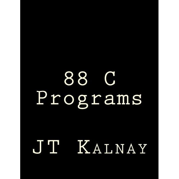 88 C Programs (Paperback)