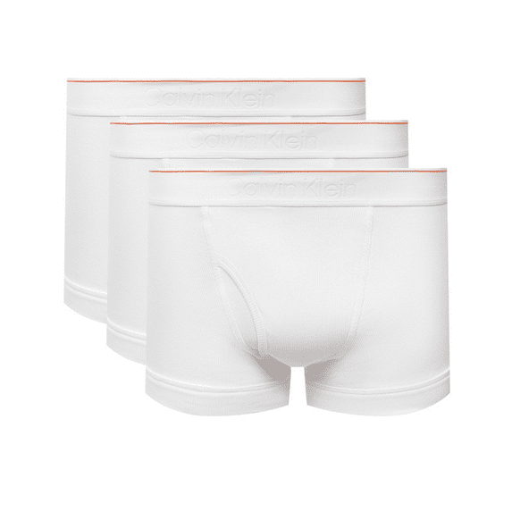 $88 HERON PRESTON FOR CALVIN KLEIN 3-Pack Boxer Brief, White, Large