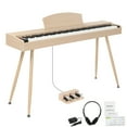 88Key Full Weighted Digital Piano with Metal Stand, Power Adapter