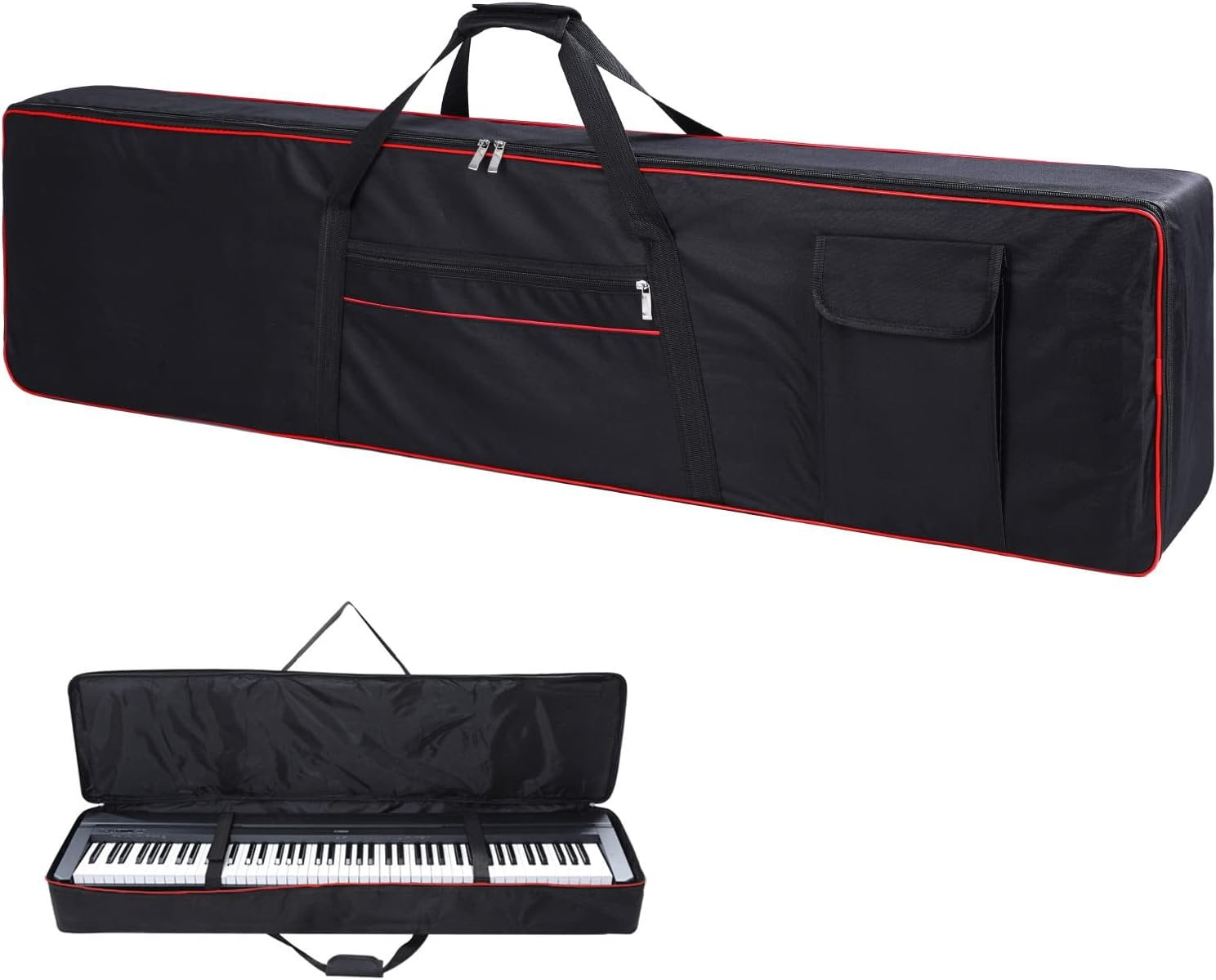 Keyboard Soft Case 88 Key Keyboard Case,Soft Padded Piano Gig Bag Large - Walmart.com