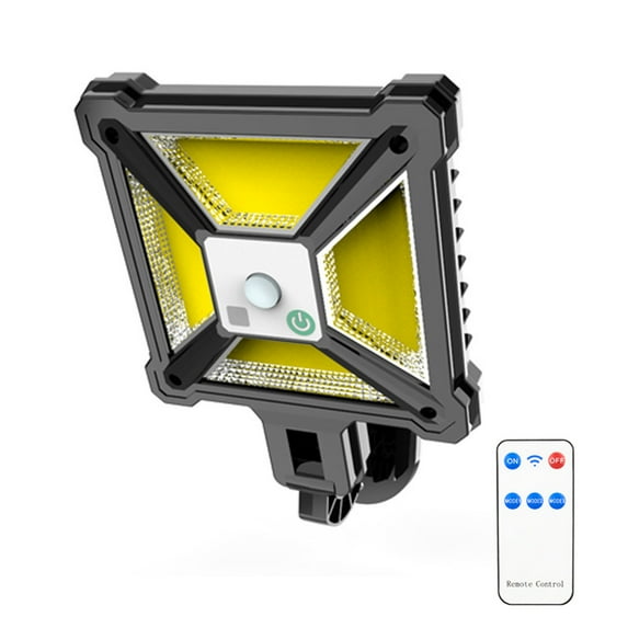 88 LED Remote Control Motion Sensor Solar Wall Light, IP65 Waterproof ...