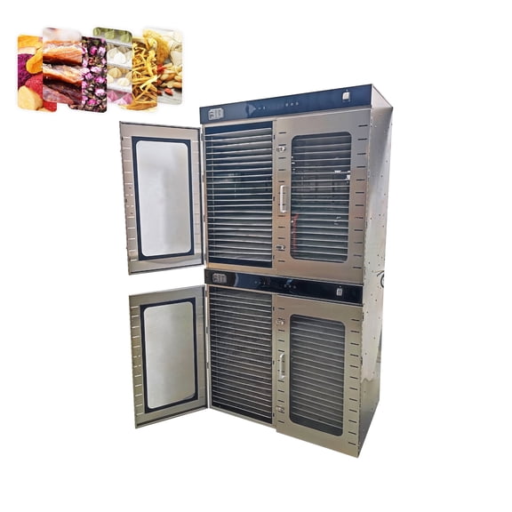 88-Layer 4-Door Vertical Dried Meat Fruit Food Dryer Machine 220V